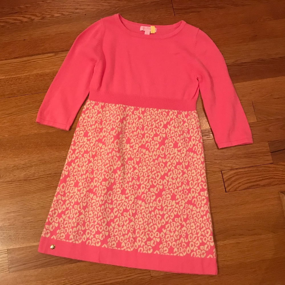 Lilly Pulitzer knit dress size L girls